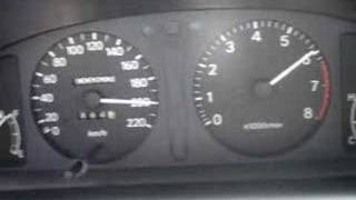 Corolla 16 XL 2001 Top Speed 202 Kmh [upl. by Laud89]