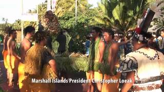 Pacific leaders at Forum opening on Rarotonga [upl. by Vanhomrigh695]