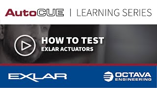 Howto Final Test Exlar Actuators [upl. by Aivatnuhs931]