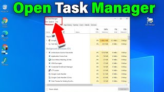 How to Open Task Manager on Windows 11 or 10 PC Easy amp First [upl. by Bagger]