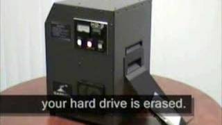 Destroy Hard Drive Data with the Garner HD3 Degausser [upl. by Llertak]