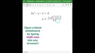 Solve Quadratics with Graspable Math maths mathshorts edtech iteachmath algebra tutorial [upl. by Aras]