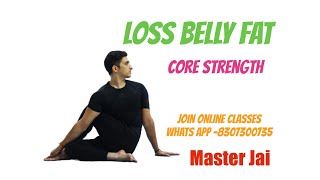 20 Minutes Yoga for Strength and Loss Belly fat with Master Jai [upl. by Benton]