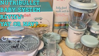 Nutribullet Baby System Review Yay or Nay [upl. by Orland]