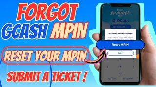 GCASH FORGOT MPIN  SUBMIT A TICKET 2024  HOW TO RESET GCASH MPIN [upl. by Marquet]