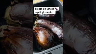 Salată de vinete 🍆 rapid și simplu cu vinete coapte la AirFryer… [upl. by Odlauso]