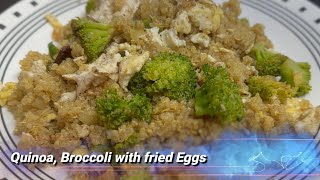 Egg Fried Quinoa  Egg Quinoa  Quinoa Fried Recipe  Broccoli Egg Fried Quinoa [upl. by Aksel557]