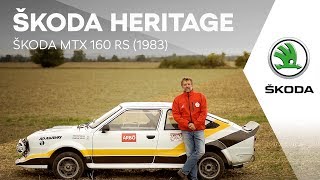 ŠKODA HERITAGE ŠKODA 160 RS MTX 1983 [upl. by Alemat641]