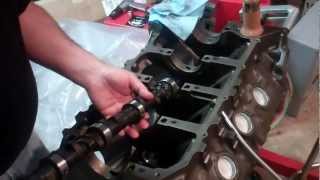 Installing Cam Bearings and Cam [upl. by Nwatna]