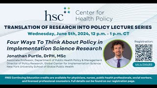 Four Ways to Think About Policy in Implementation Science Research [upl. by Brenton]