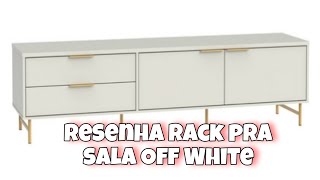 RESENHA RACK YVES OFF WHITE FOSCO E DOURADO [upl. by Allemap]