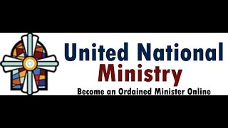 United National Ministry  Become an Ordained Minister in the UK [upl. by Betty]