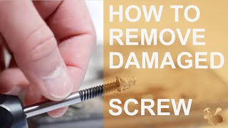 How to Use a Screw Extractor  The proper way [upl. by Mairb]