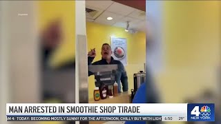 Dads Racist Tirade Over Smoothie and Sons Peanut Allergy Caught on Camera [upl. by Winters]