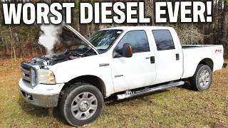 We Bought Fords Worst Diesel Ever at Auction and Heres What Happened [upl. by Enelyad]