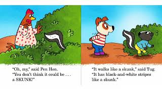 Read Aloud Scram the Skunk Tug the pup and friends [upl. by Casie]