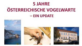 OnlineVortrag 5 Jahre Österreichische Vogelwarte – ein Update [upl. by Vanny]