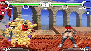 Mugen Emoji Man VS Pointer Girl Reverse Ryona Match [upl. by Safire]