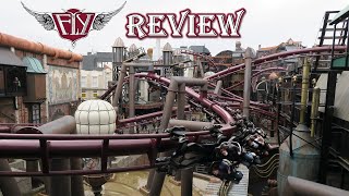 FLY Review Phantasialand Vekoma Launched Flying Coaster  Best Ride in Germany [upl. by Nihahs]