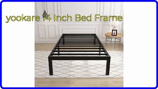 REVIEW 2024 yookare 14 Inch Bed Frame ESSENTIAL details [upl. by Ecitnirp790]