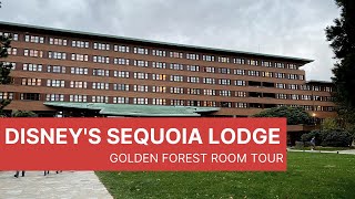 Disneys Sequoia Lodge Golden Forest Room Tour [upl. by Corabelle]