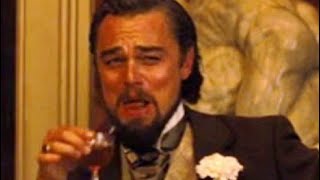 Leonardo DiCaprio Laughing  Meme Origin  Django Unchained 2012 [upl. by Otrebide]