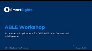 InSights Workshop on ABLE The SmartSights Data Accelerator App [upl. by Iahs]