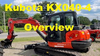 Kubota Excavator KX0404 Overview [upl. by Laspisa]