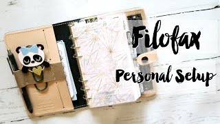 Filofax Personal Planner Setup  Raspberyl Designs [upl. by Holcomb]