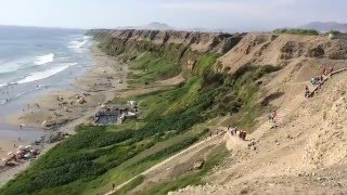 Playa La Viña  Acantilado cerca Chancayllo  Chancay [upl. by Llertak]