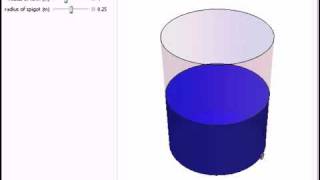 Time to Drain a Tank Using Torricellis Law [upl. by Richardson]