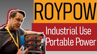 Roypow Mobile Energy Storage Solutions Industrial Grade Portable Power Stations [upl. by Werby354]