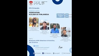 Webinar Series PPIF 2021  Day 2  Beasiswa S2 di Finlandia LPDP Beasiswa Universitas dan Erasmus [upl. by Isola94]