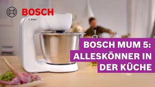 Bosch MUM 5 eine Küchenmaschine viele Möglichkeiten  Bosch MUM [upl. by Eile696]