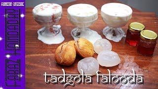 Tadgola Ice Apple Falooda  Tadgola Milkshake [upl. by Nosiddam]