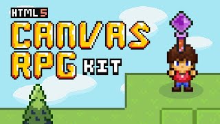 Build a Game with JavaScript and HTML Canvas RPG Kit series [upl. by Ahsenrat85]