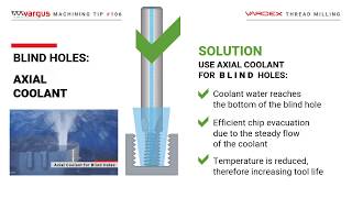 Vargus Machining Tip 106 Radial vs Axial Coolant [upl. by Eamanna557]