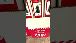 DTF Dollar Tree has a variety of Christmas trees to choose fromdollartreechristmas christmastrees [upl. by Flann]