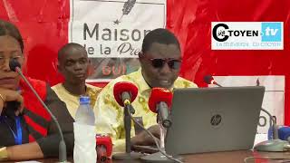 La conférence de presse de Djely fodé kouyate [upl. by Zela]