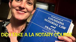 Do you need to take a course to become a Notary Public in Louisiana [upl. by Cone]