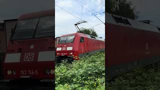 152 1145 LZ in Kornwestheim Rbf bahn train kornwestheim railway br152 [upl. by Onid]