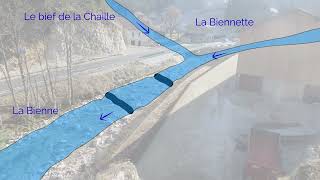 Arasement de seuils et récréation dun lit naturel sur la Bienne [upl. by Lorrie]