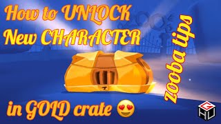 How to UNLOCK new CHARACTER in Gold Crate  zoobatips  Zoo Battle Arena [upl. by Eninnaj]