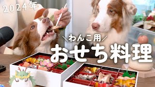 豪華なおせち料理をもりもり食べる愛犬が可愛すぎた🤤✨【ボーダーコリー・オーストラリアンシェパード】 [upl. by Alton]