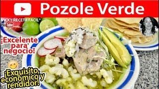 POZOLE VERDE  Vicky Receta Facil [upl. by Annahgiel]