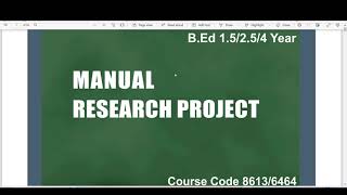 Research Project 8613 II Lecture 3 II Solved Q2 [upl. by Jeffery]