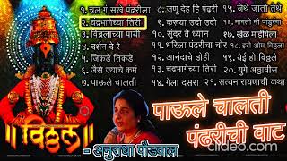 Paule Chalati pandharichi vaat Anuradha Paudwal mp3 पाउली चालती पंढरीची वाट Top 21 PART1 [upl. by Gainor]