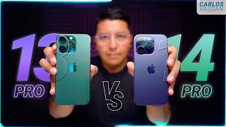 iPhone 13 Pro VS 14 Pro ¿Todavía vale la pena el cambio [upl. by Yelrebmik]