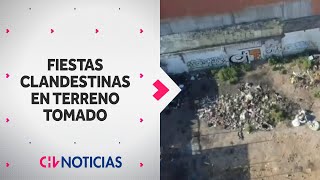 quotLA BULLA ES HORRIBLEquot Fiestas clandestinas en sitio eriazo molestan a vecinos de Santiago Centro [upl. by Dunaville399]