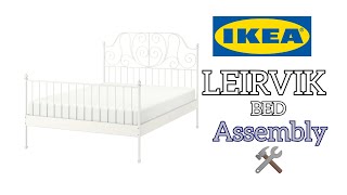 IKEA LEIRVIK Bed Assembly [upl. by Relyuhcs]